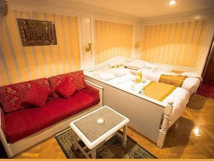 Cabin aboard the MS Sultan Hassan Nile Cruise Nile cruise